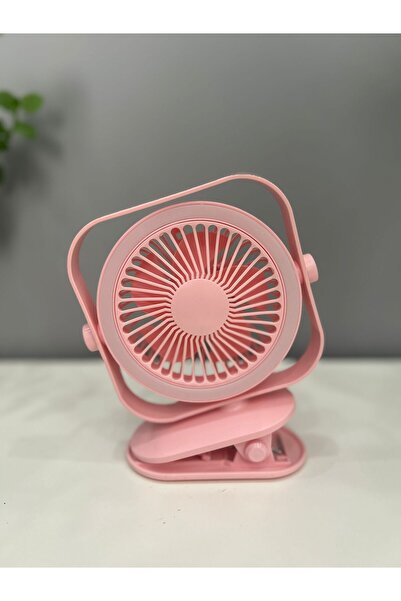 AET Mini Mandallı Masaüstü Şarjlı Usb Fan Taşınabilir Kademe Ayarlı Soğutucu ...
