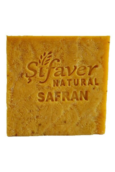 ŞİFAVER Doğal El Yapımı Otantik Safran Sabunu 125gr Antiseptik, Kötü Kokuları...