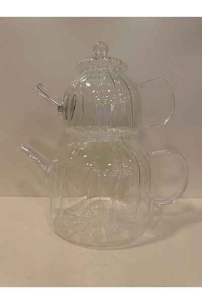 PLUS HOME Glass Icia Durable Teapot