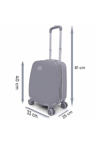 Coral High Dondurma Desenli Mor Çekçekli Valiz