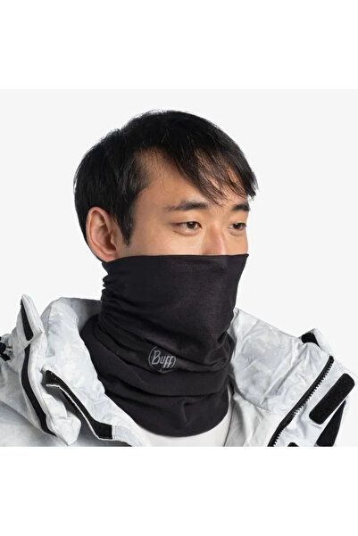 Buff Polar Solid Black Unisex Bandana