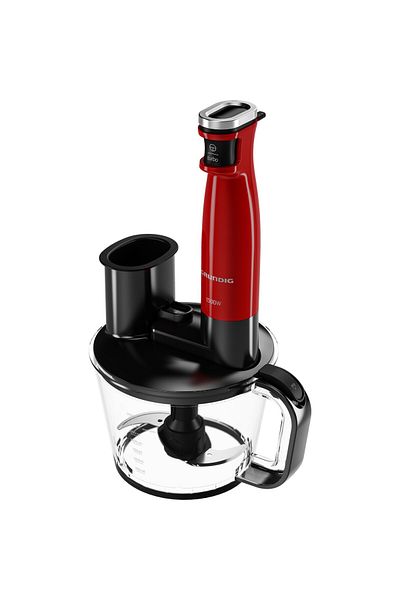 Grundig 1500W Red Blender Set - 4 Blades and Functions