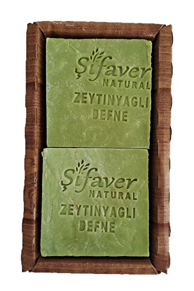 ŞİFAVER Doğal Ve El Yapımı Zeytinyağlı Defne Sabun 500gr 4 Adet Saç Dökülmesi...