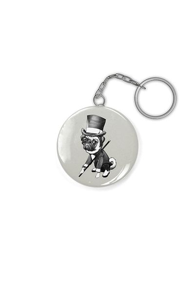 Fizello Pug Astaire Keychain