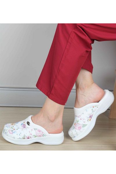 Hipokrat Medikal Sabo Full Orthopedic Sabo Slippers - Hippocrat Patterned