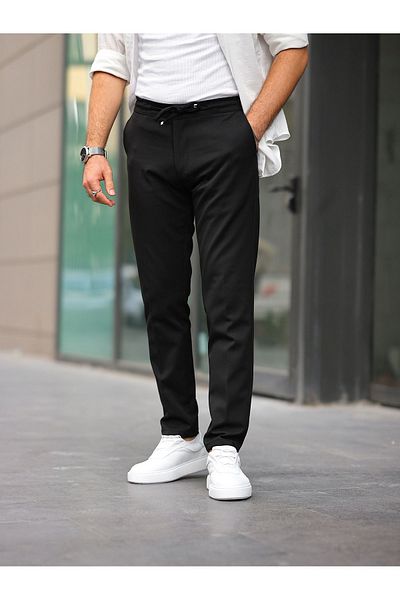 BASEL.CO Men's Slim Fit Fabric Premium Jogger with Lycra and Elastic Waist