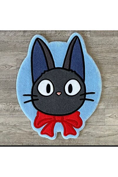 dogaf Kedi desenli el yapımı halı