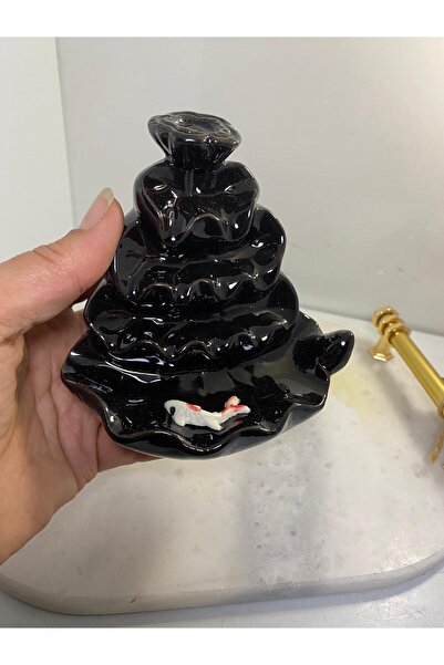 elif aksesuar Seramik Şelale Geri Akışlı Balıklı Tütsülük