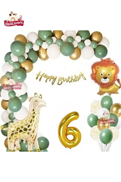 Bkmc LUXURY MOLD GREEN GIRAFFE FOOTED LION FOIL SET BONBONI DE ZI DE NAȘTERE ...