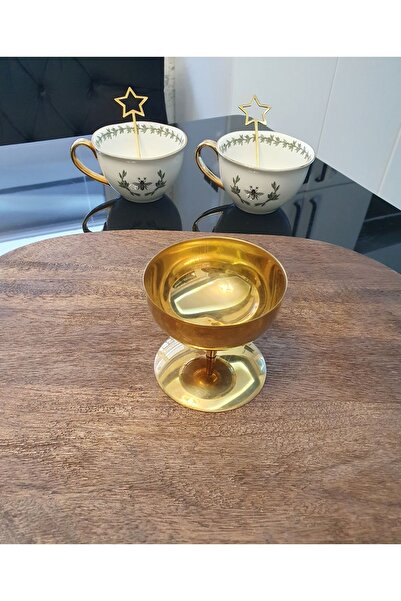 LOVYCO Gold Design Ice Cream, Custard, Fruit Bowl, Pudding Cup