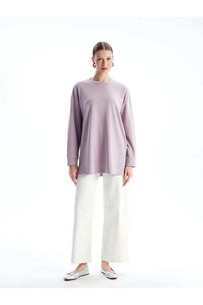 LC Waikiki LCWAIKIKI - Κλασικό γυναικείο φούτερ με λαιμόκοψη Oversize
