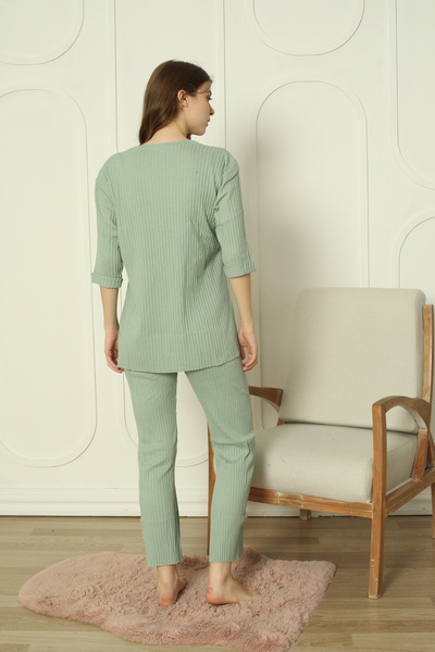 FAMES PİJAMA Σετ Πιτζάμες Καλοκαιρινή Καμιζόλα Φαρδύ Πόδι