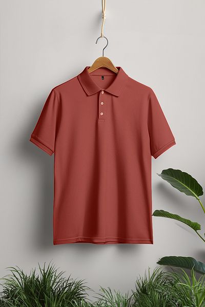 Trendyol Collection Tricou de bază 100% bumbac cu decolteu polo cu dungi cu tăietură subțire/îngustă TMNSS20PO0009