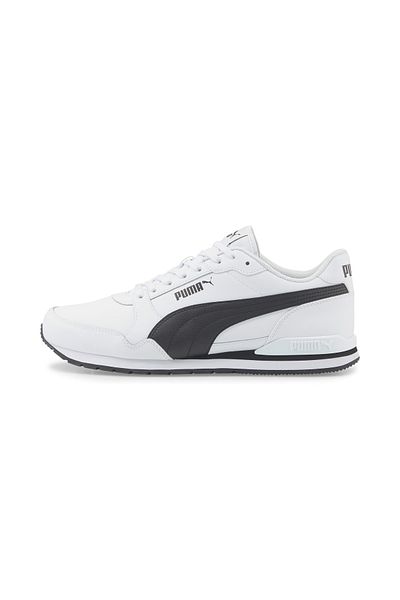 Puma St Runner V3 L Unisex Spor Ayakkabı 384855-09 White-black