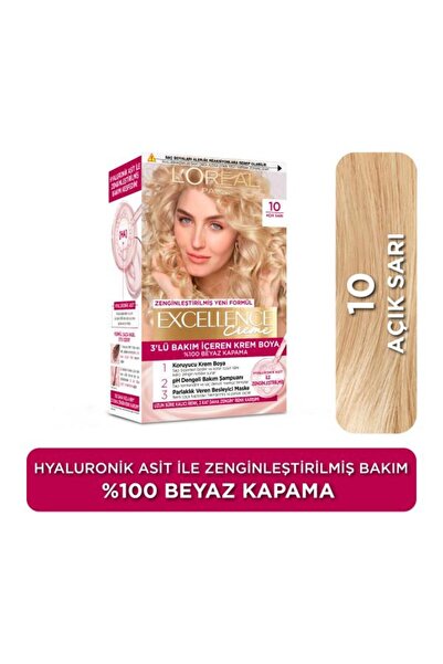 L'Oreal Paris L'Oréal Paris Excellence Creme 10 Açık Sarı Saç Boyası