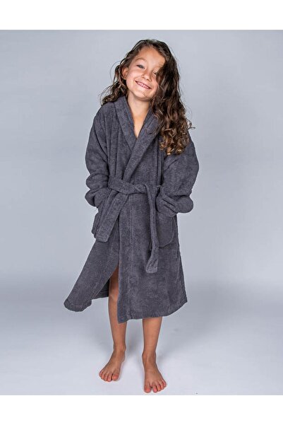 Bagno Milano Kız-erkek Çocuk Bornozu - %100 Organik Pamuk - Sertifikalı Çocuk...