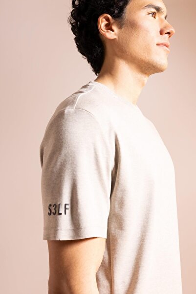 DeFacto Μπλουζάκι Premium Regular Fit Crew με κοντό μανίκι Z9346az23sp