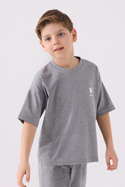 U.S. Polo Assn. Boy's Gray Bermuda Suit