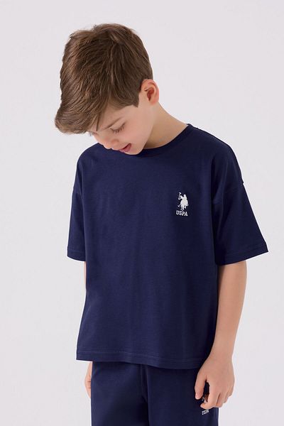 U.S. Polo Assn. Us Polo Assn Boy Navy Blue Bermuda Suit