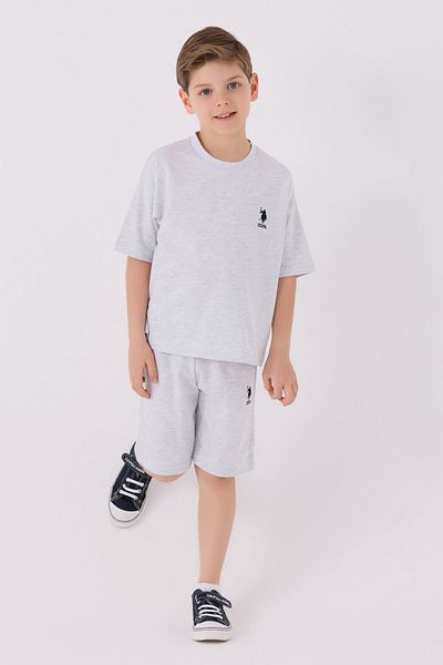 U.S. Polo Assn. Boy's Gray Bermuda Suit