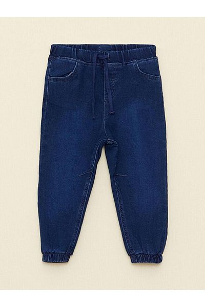 LC Waikiki Pantaloni de jeans pentru bebeluși cu talie elastică LCW