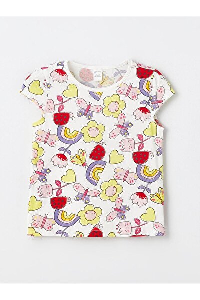 LC Waikiki LCW Baby - Crew Neck Shorts Pajamas Set for Baby Girl