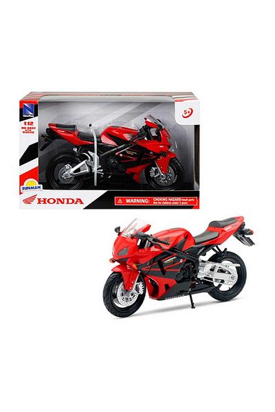 Sunman Honda Cbr 600 Red Model Motorcycle 1/12 Scale