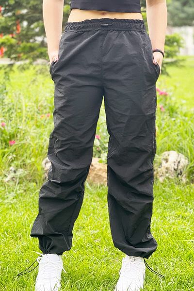 Asortik Kids Children's Unisex Cuffs Elastic Jogger Parachute Pants