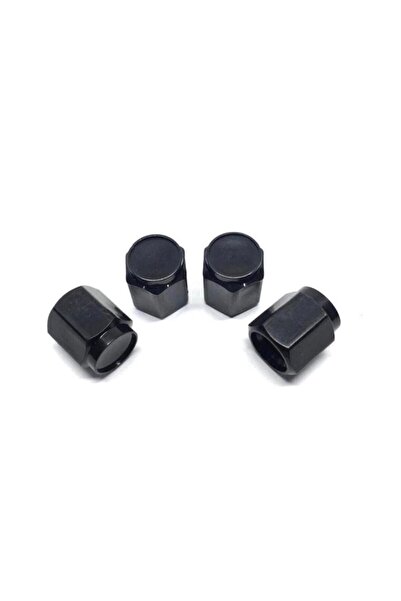 Yerli BİSİKLET-MOTOSİKLET SİBOP KAPAĞI SİYAH 4 ADET