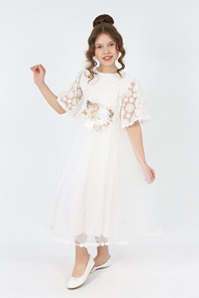 Asortix Rochie de seară de absolvire de noapte cu căptușeală brodata din țesă...