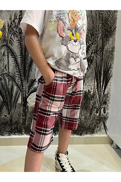 Asortix Dečije Pamuk komadne kratke hlače Capri - Kargo džep komad