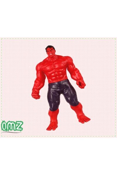 OMZ Marvel Avengers Yenilmezler Aksiyon Karakter Figür Işıklı Oyuncak Kırmızı...