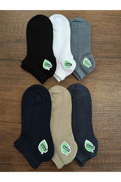 Leement socks 6 perechi de șosete de vară cu papuci din bambus pentru copii