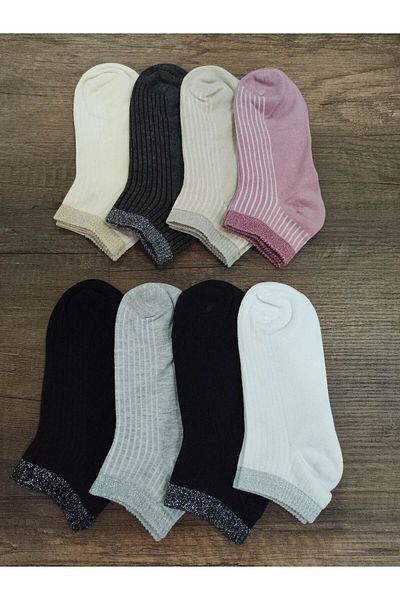 Leement socks 8 къси чорапа с бляскави бамбукови ботуши - безшевни