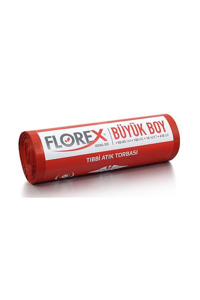 Florex 531 Medical Printed Waste Garbage Bag - Large Size 60x85 cm