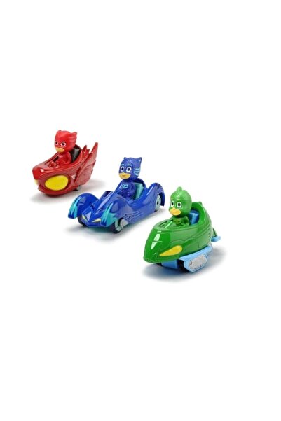 Pj Maskeliler 11 Figure Set, 4 Pajamas, 3 Vehicles and 4 Accessories