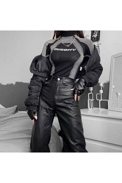 Touz Moda Vintage Black Mısbhv Snap Body