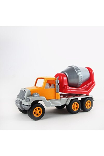 UÇAR KİDS Uçar Kid 142 Oyuncak Beton Mikseri Büyük Harç Kamyonu 11x29 Cm