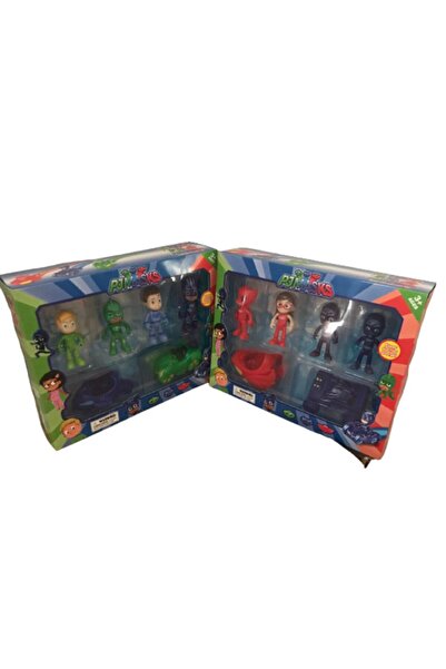 PJMASKS Pj Maskeliler 4 Araçlı 8 Figür 'lü Set