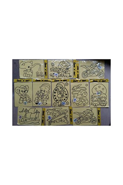 Ceka Kum Boyama 50 Adet Büyük Boy (a4) Kum Boyama Seti