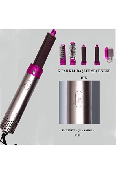 DEMPOWER Dp-36 5 Başlıklı Saç Şekillendirici Seti