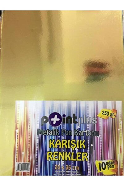 Point Plus Fon Kartonu Metalik 10 Lu 25*35