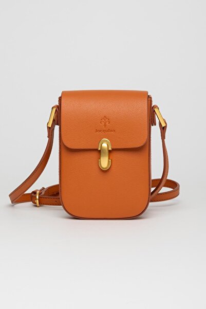 Jacquline WOMEN'S CROSSBODY BAG & PHONE HOLDER IM537 TAN