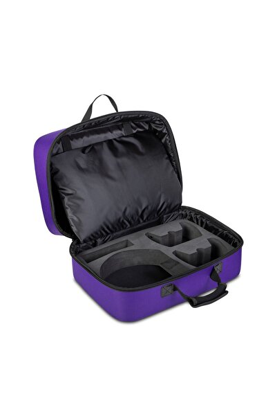 Classone PR-G5-03 Gladiatör G5 Serisi Oyun Konsolu Taşıma Çantası - Mor