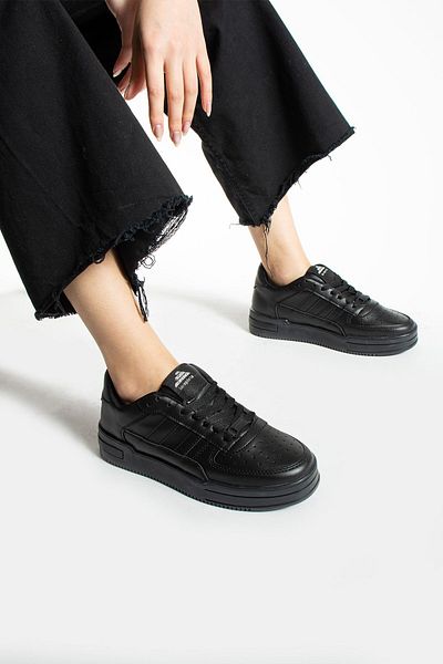 İnan Ayakkabı Insports Women's Black Casual Sneakers & Sports Shoes Orthopedic Insole (3 CM HEIGHT)