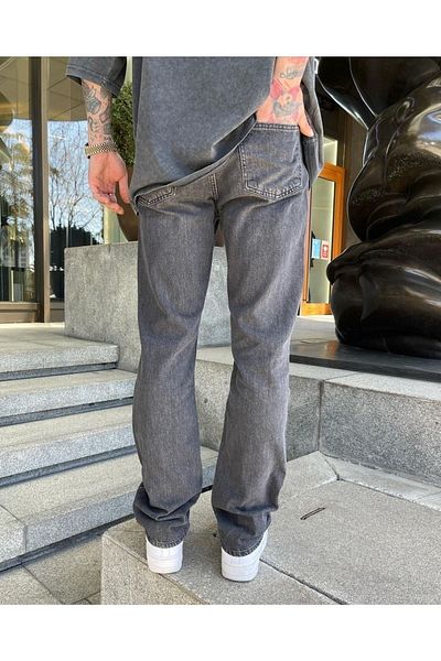 DİFRANSEL Μαύρο σκισμένο σε σειρά - Boyfriend Jeans της δεκαετίας του '90
