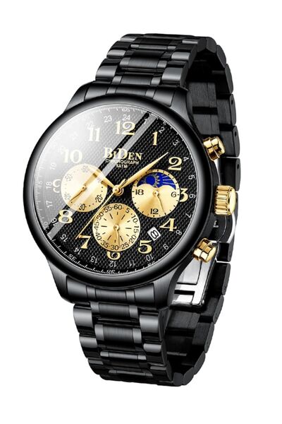 Biden 298 Chronograph Çelik Kordonlu Kol Saati