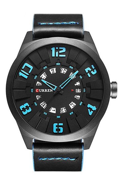 Curren 8258 Calendar Strap Men's Wristwatch