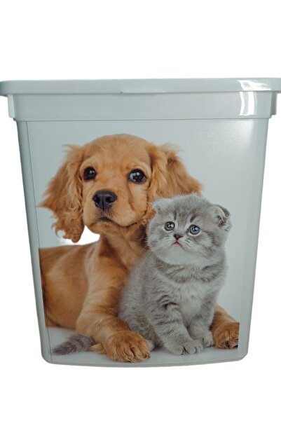 5DM Evcil Hayvan Kuru Mama Saklama Kutusu Kedi Köpek Kuru Mama Kabı