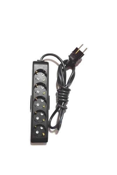 VİKO Multi-let Siyah 5'li 10 Metre Topraklı Çocuk Korumalı Grup Priz Ekonomik